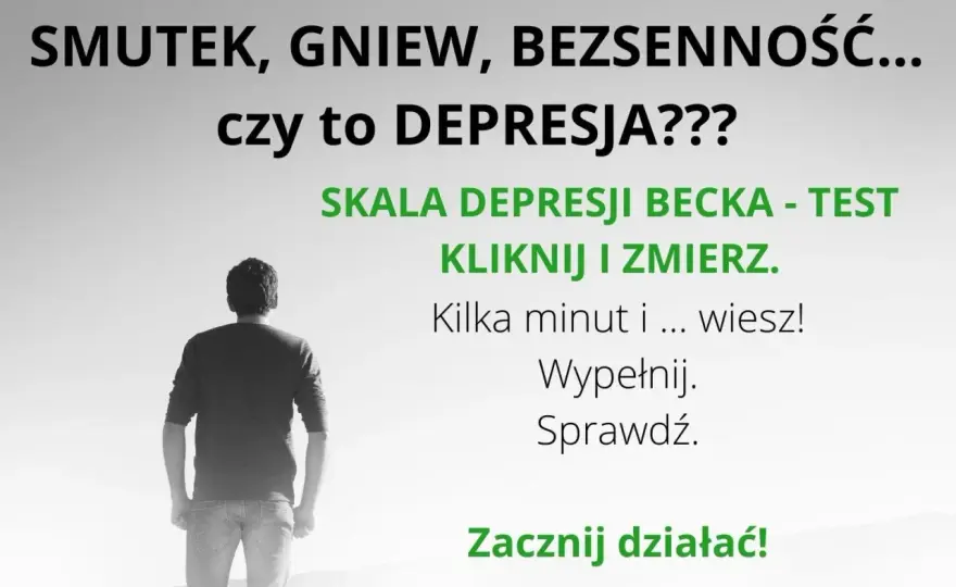 Jak sprawdzić czy mam depresję - objawy, testy i pomoc psychologiczna